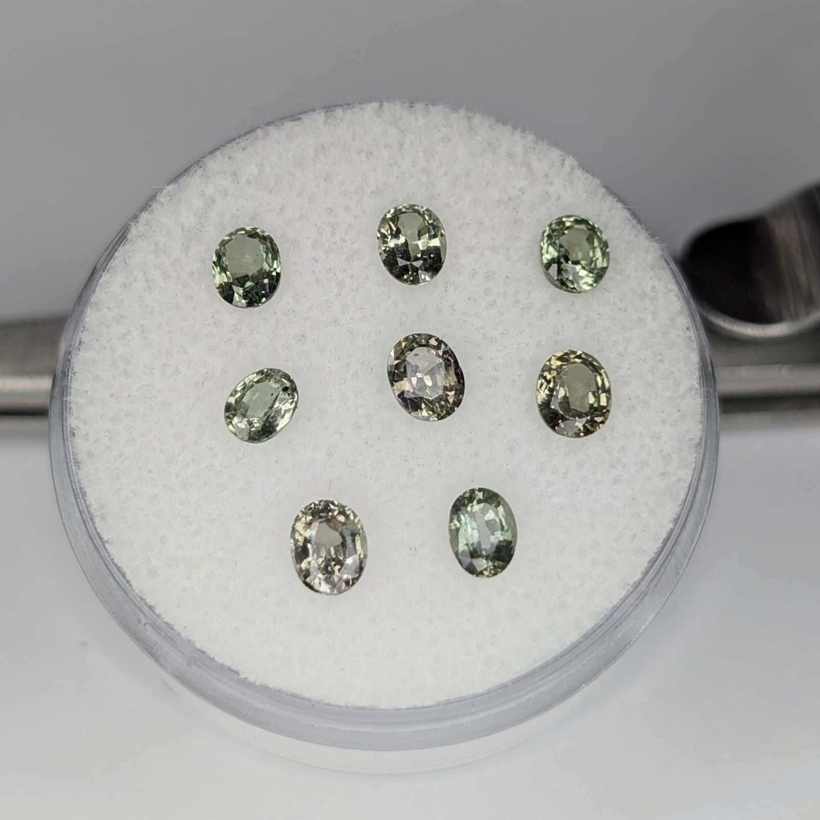 Zafiro Verde 7x5 mm