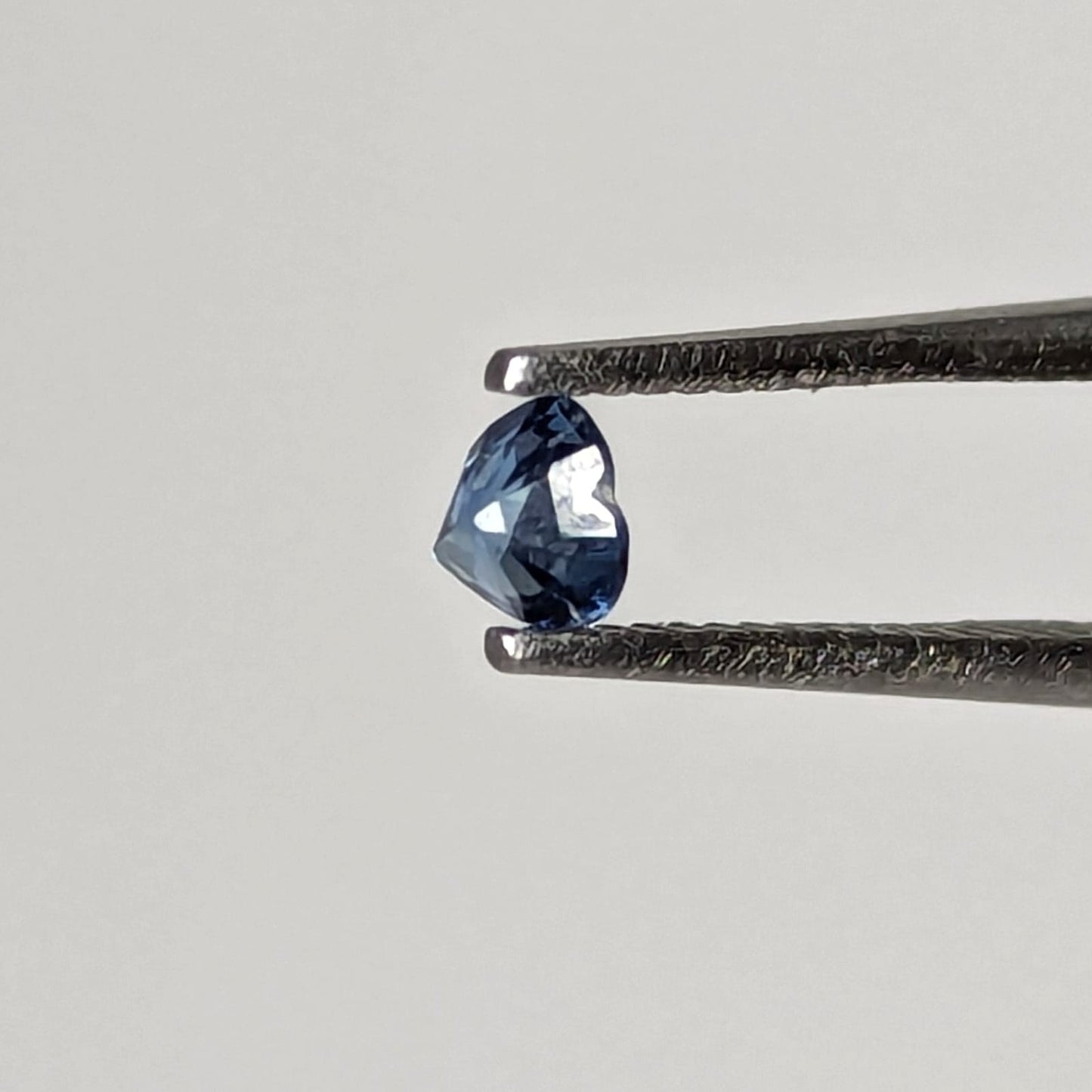 Zafiro Azul Facetado Corazón 3 mm