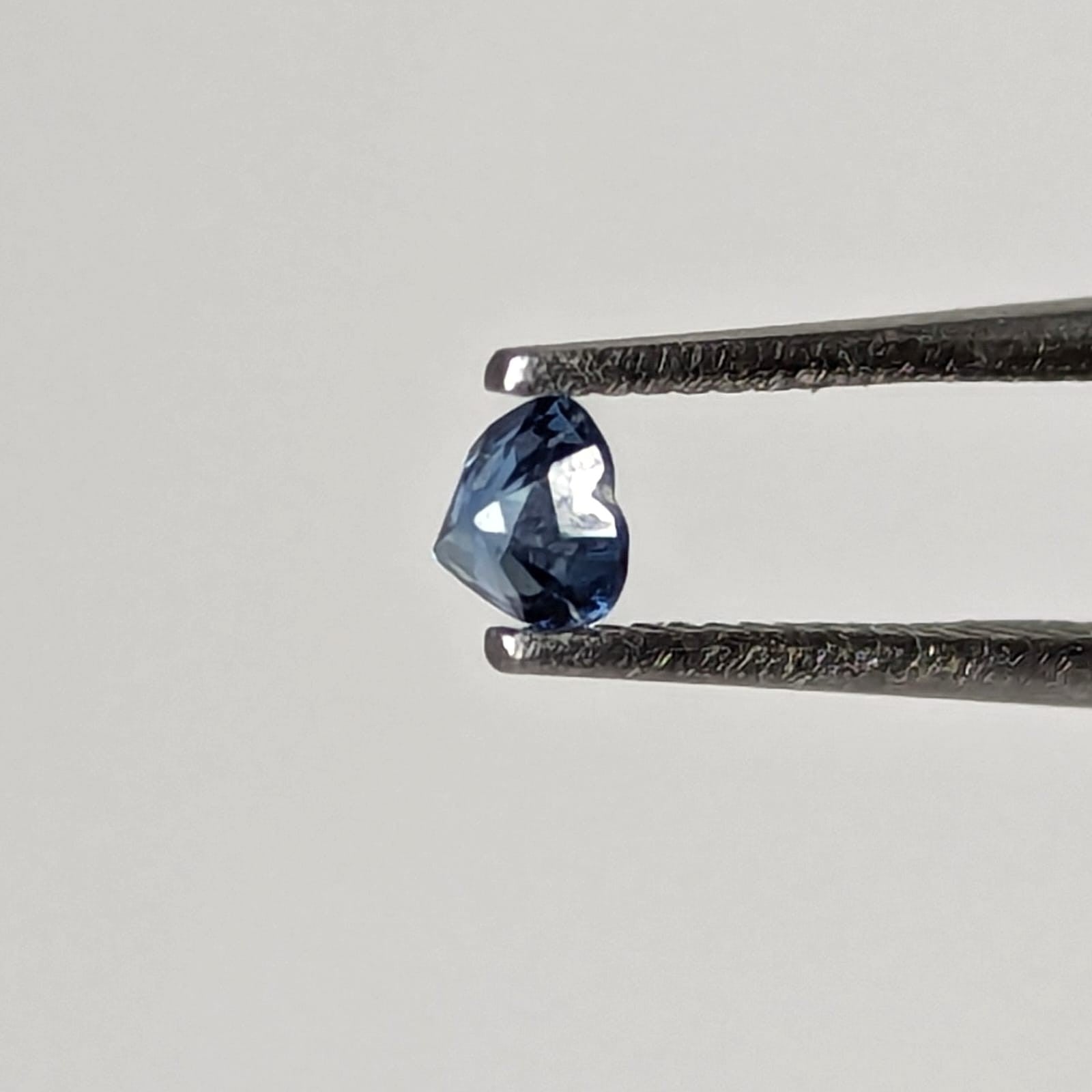 Zafiro Azul Facetado Corazón 3 mm