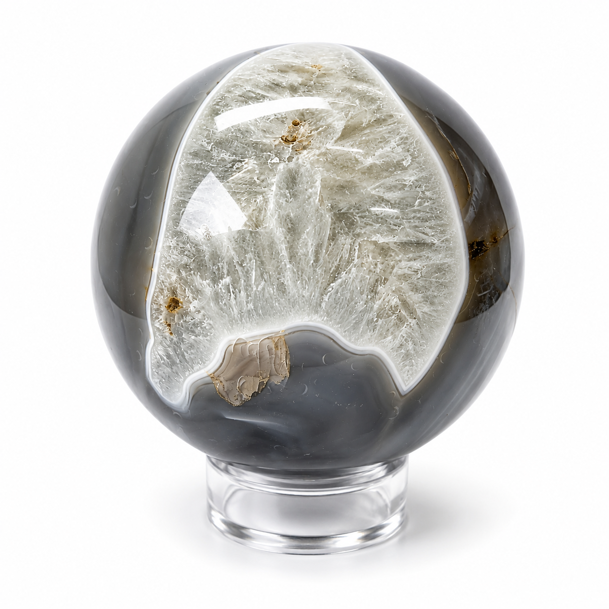 Esfera de ágata ~10 cm