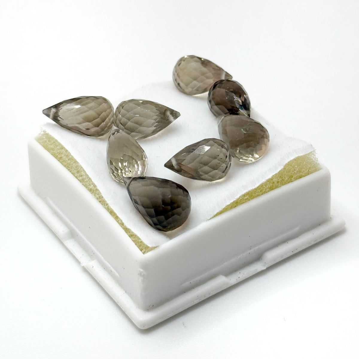 Cuarzo Ahumado Briolette 11 x 7 mm