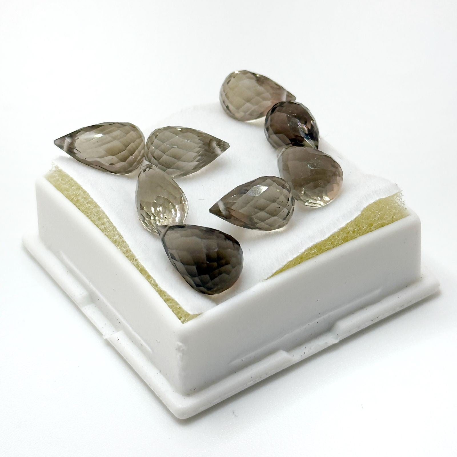 Cuarzo Ahumado Briolette 11 x 7 mm