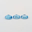 Topacio Azul Suizo Facetado Ovalado 8 x 6 mm