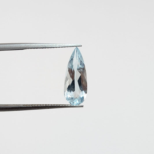 Aguamarina Facetado Gota 13 mm x 5 mm