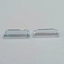 Aguamarina Facetado Rectangular 8 x 3 mm
