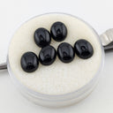 Ónix Negro Cabuchon Ovalado 8 mm x 10 mm