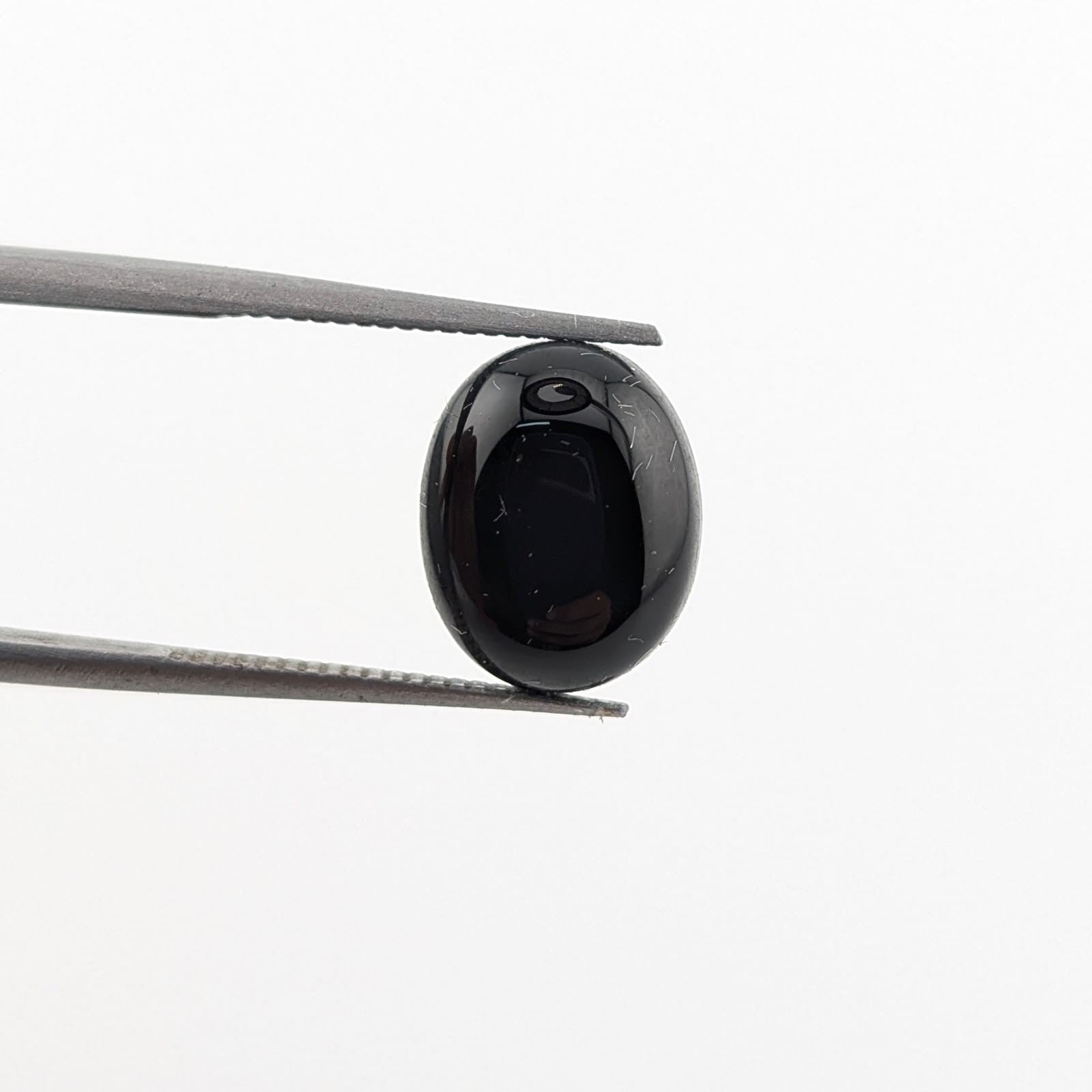 Ónix Negro Cabuchon Ovalado 8 mm x 10 mm