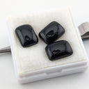 Ónix Negro Cabuchon Rectángular 14 mm x 10 mm