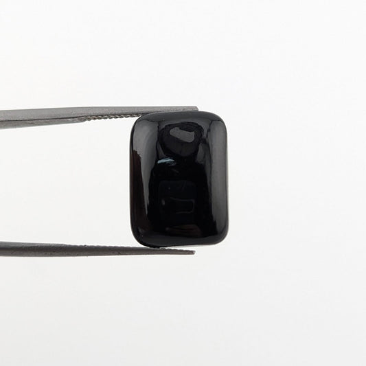 Ónix Negro Cabuchon Rectángular 14 mm x 10 mm