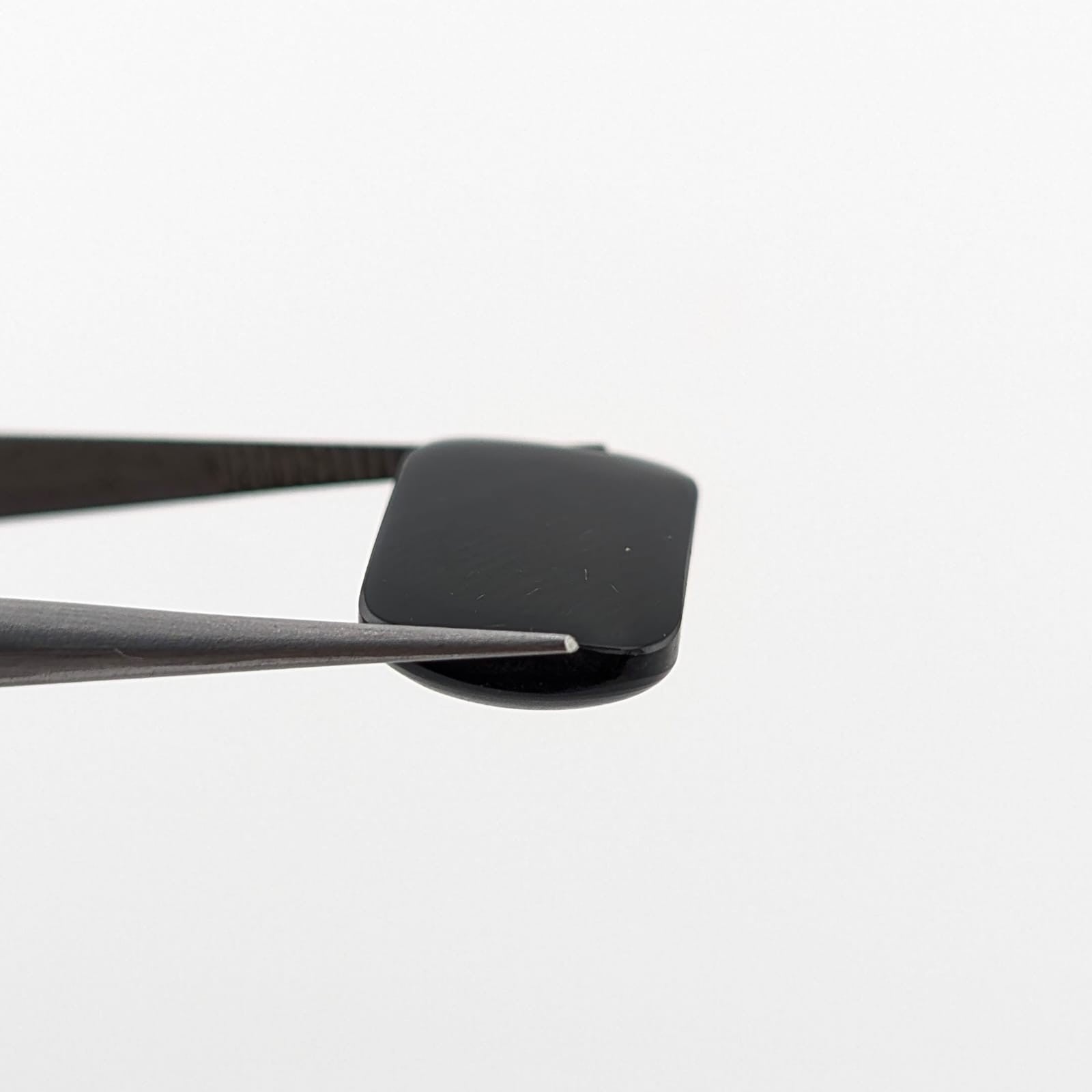 Ónix Negro Cabuchon Rectángular 14 mm x 10 mm