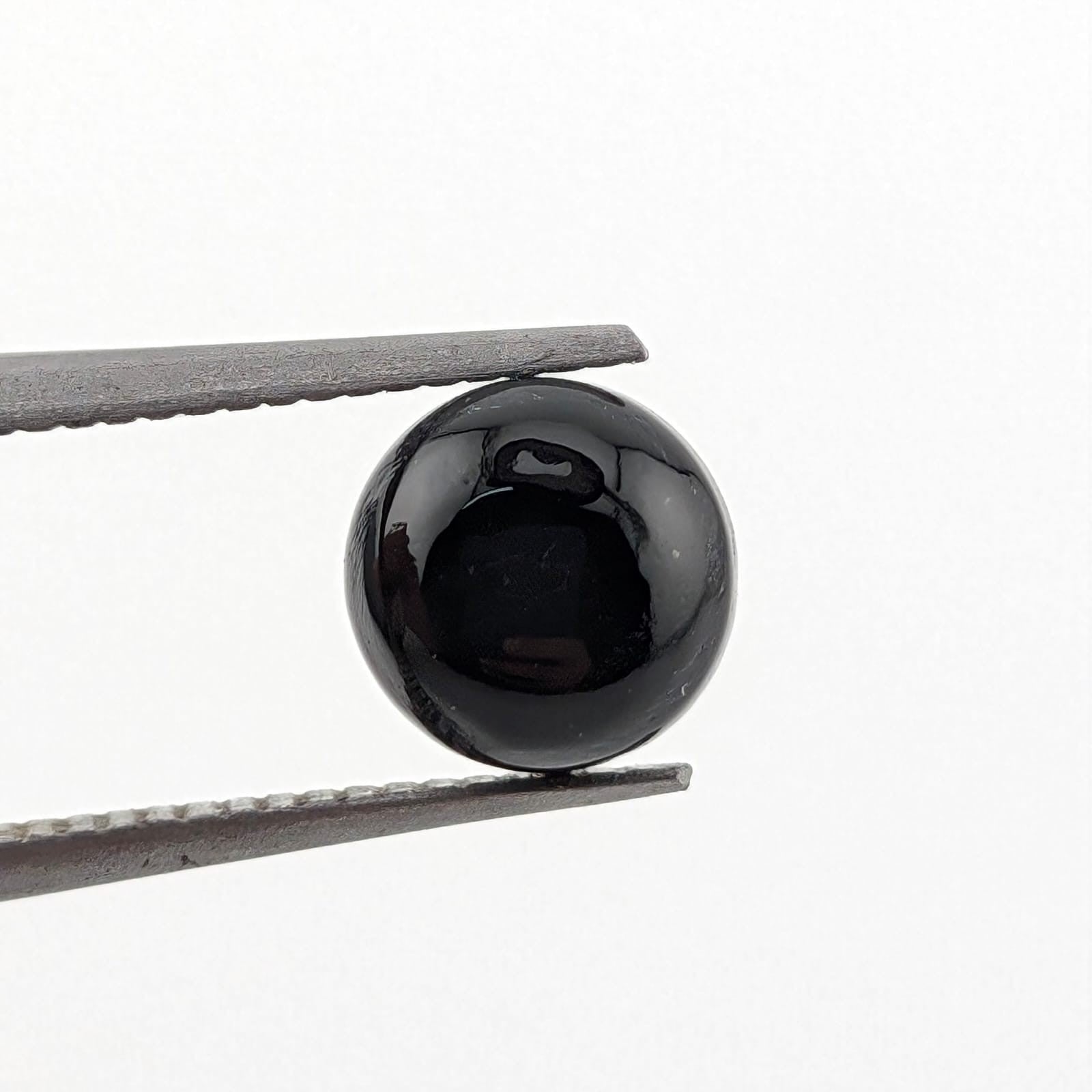 Ónix Negro Cabuchon Redondo 6 mm