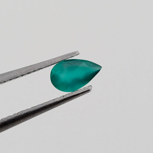 Ónix Verde Facetado Gota 3 mm x 5 mm