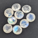 Piedra Luna Arcoiris Facetado Redondo 5 mm
