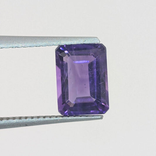 Amatista Facetado Rectángular 5 mm x 7 mm