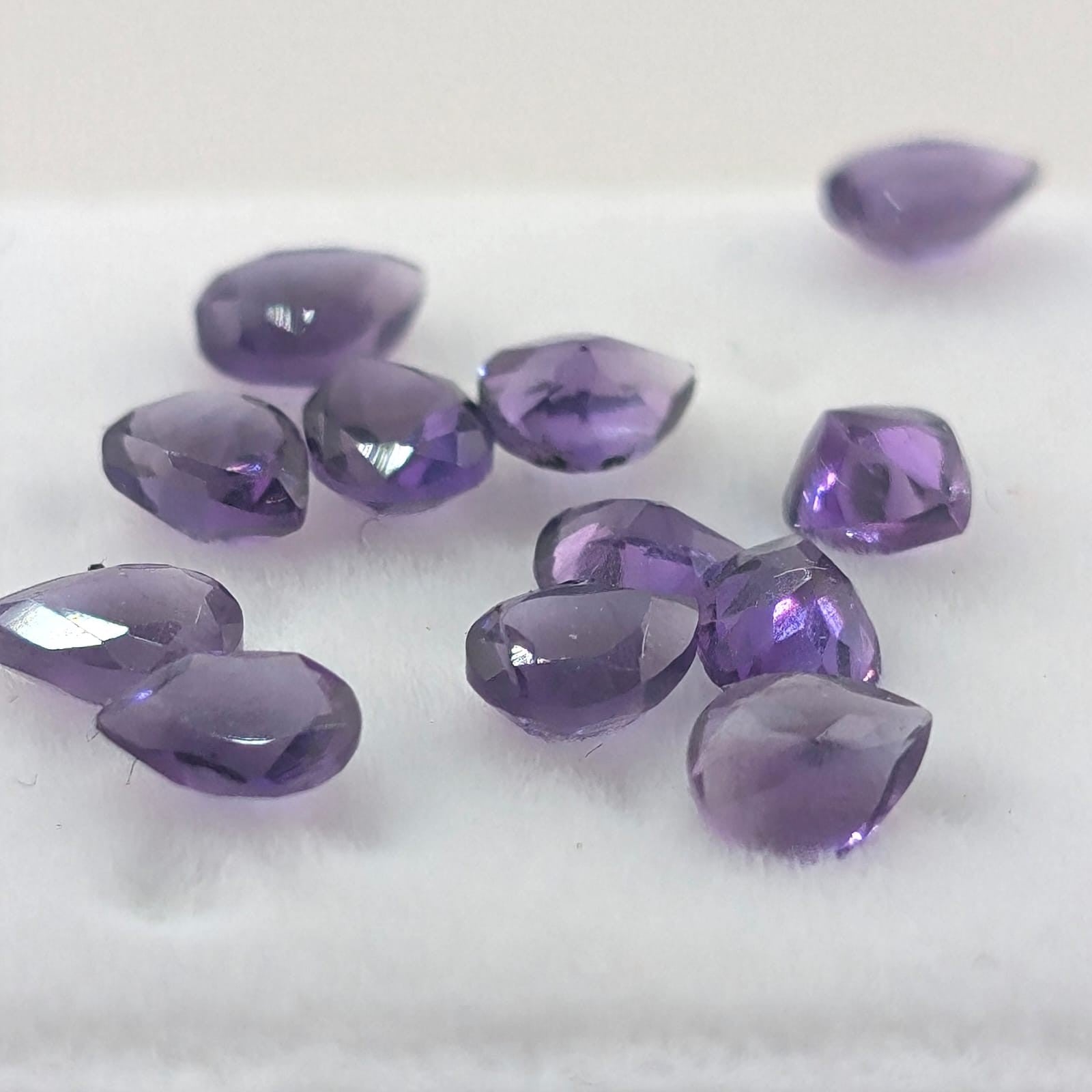 Amatista Facetado Gota 3 mm x 4 mm