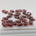 Granate Facetado Ovalado 4 mm x 6 mm