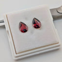 Granate Facetado Gota 10 x 7 mm