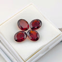 Granate Ovalado Facetado 10 x 8 mm