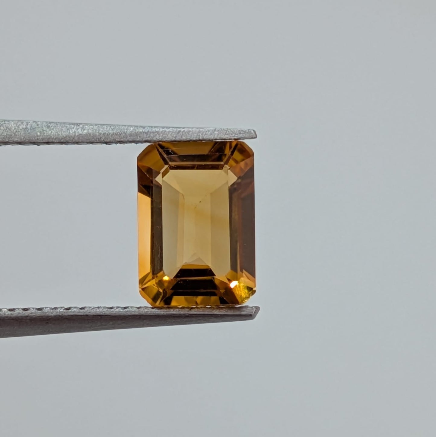 Citrino Facetado Rectangular 5 x 7 mm
