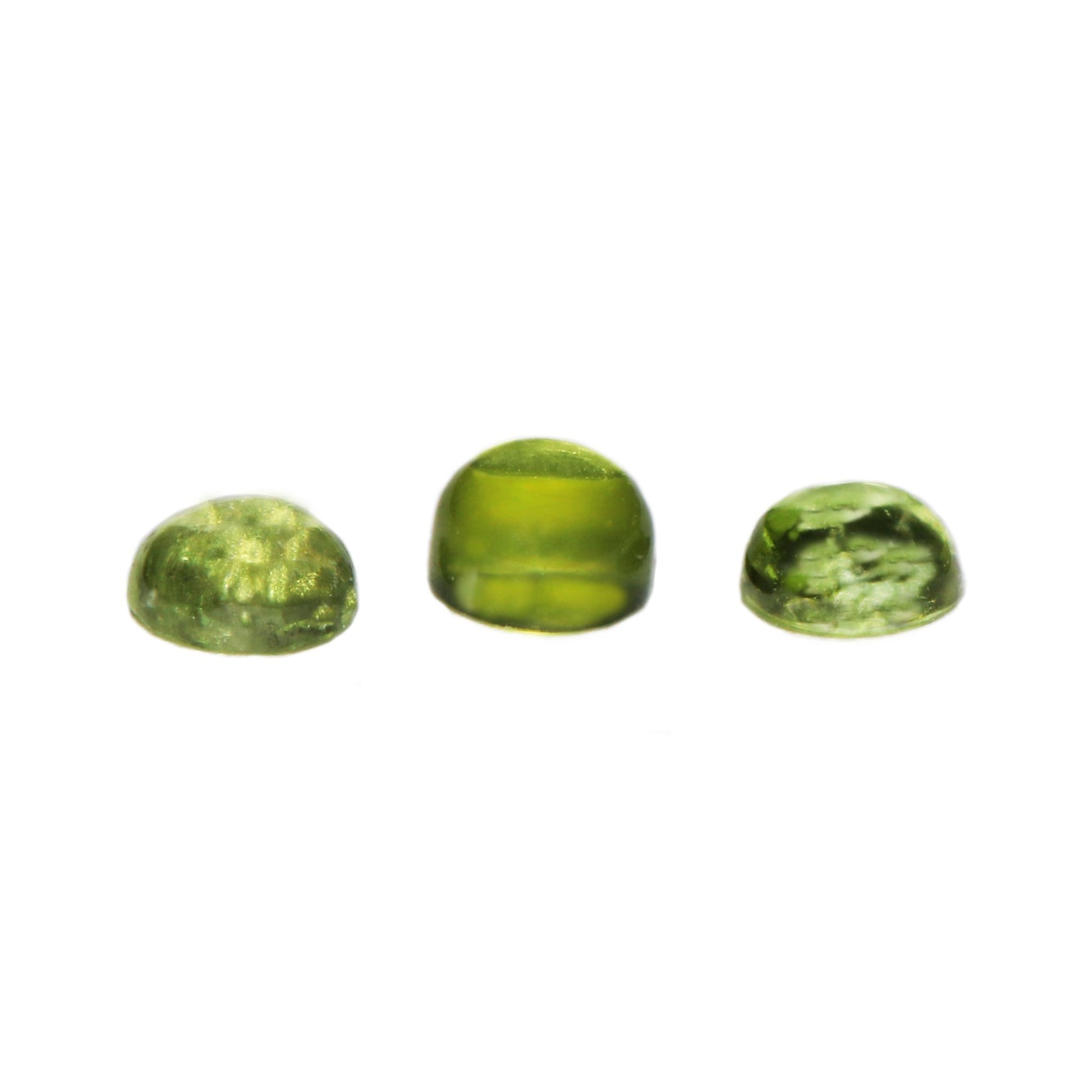 Peridoto Cabuchon Redondo 3 mm