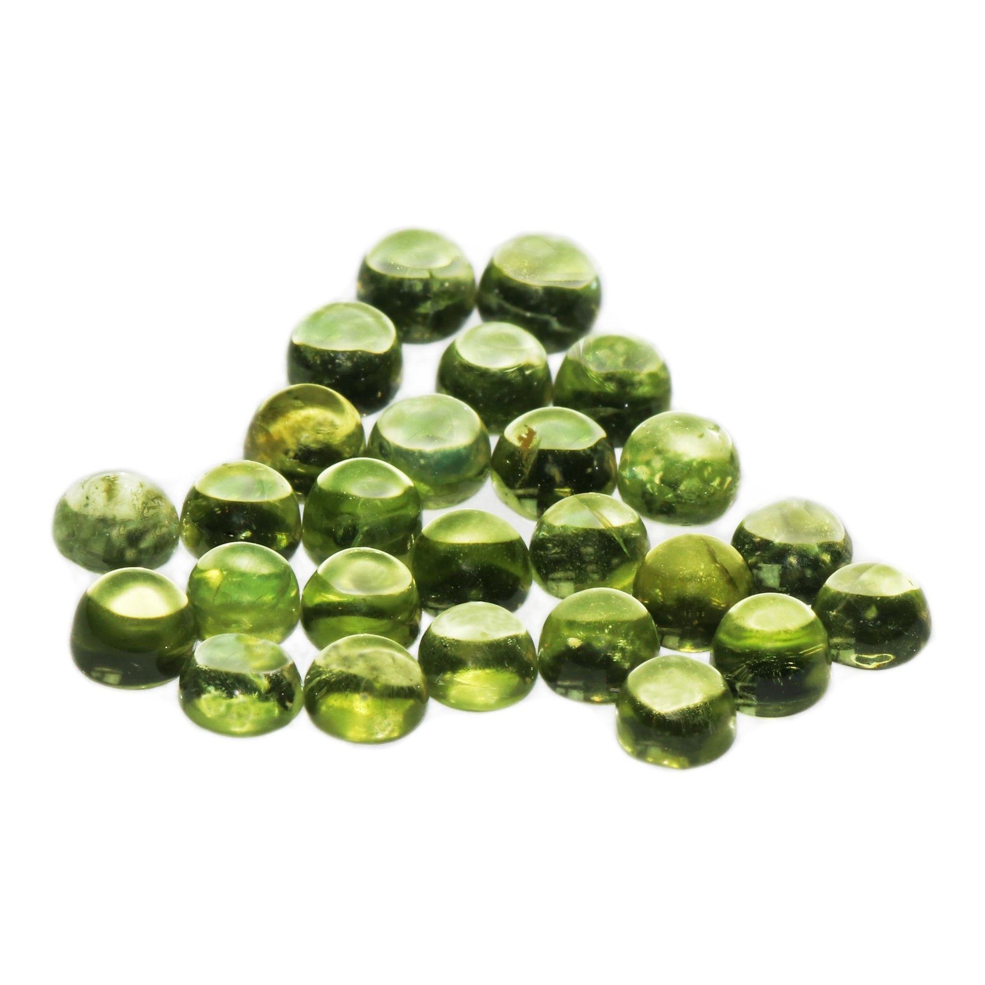 Peridoto Cabuchon Redondo 3 mm