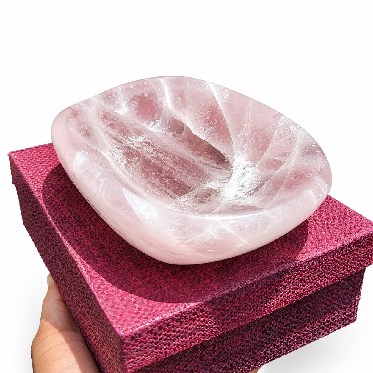 Bowl De Cuarzo Rosado