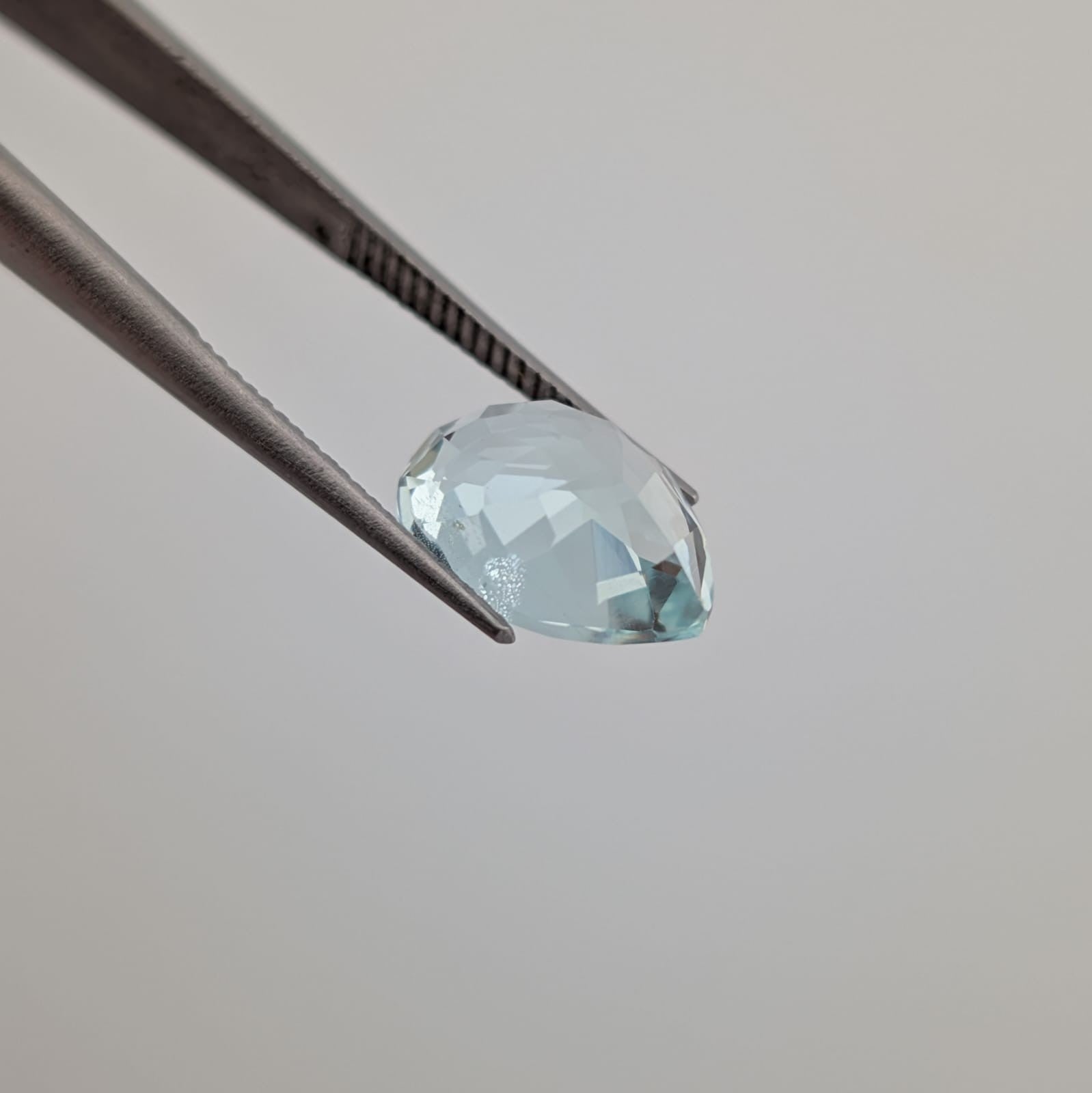 Aguamarina Facetado Gota 10 mm x 7.5 mm
