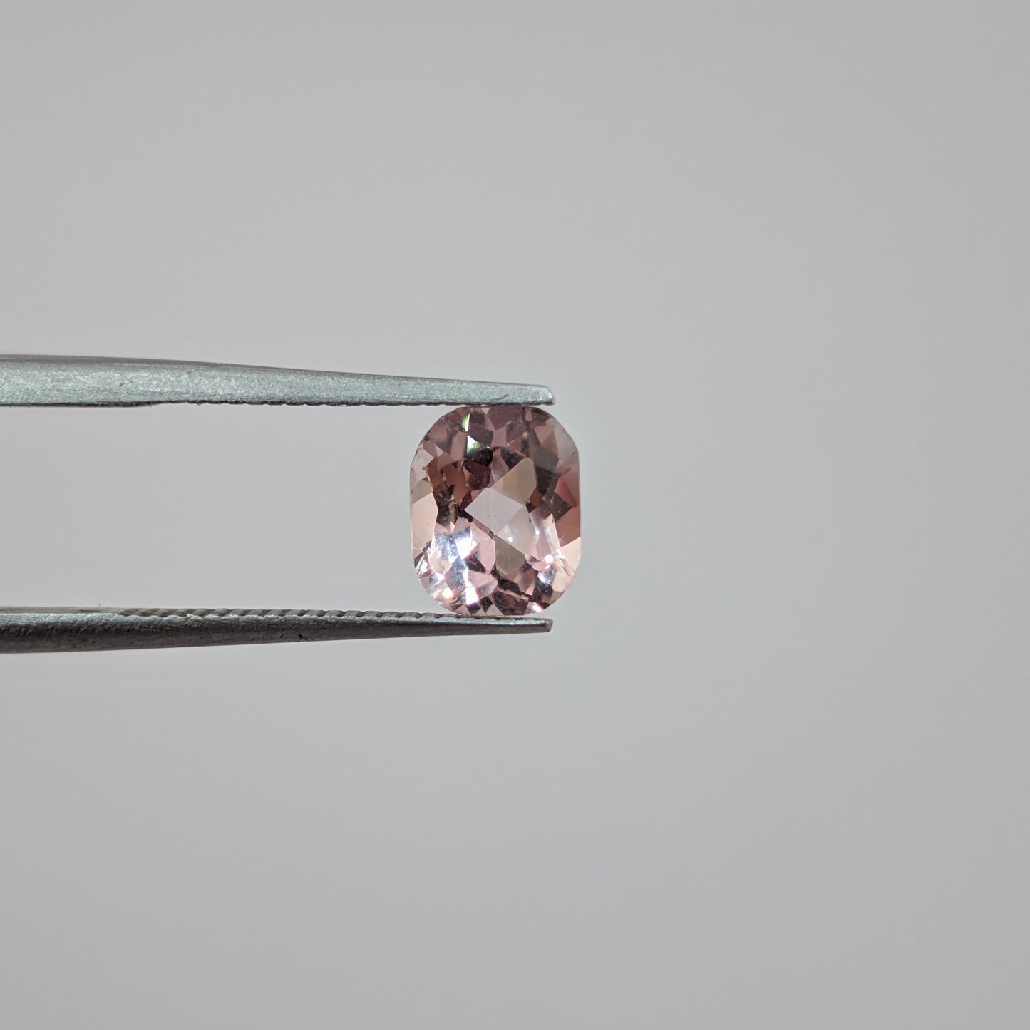 Morganita Facetado Rectángular 6.5 mm x 5.26 mm