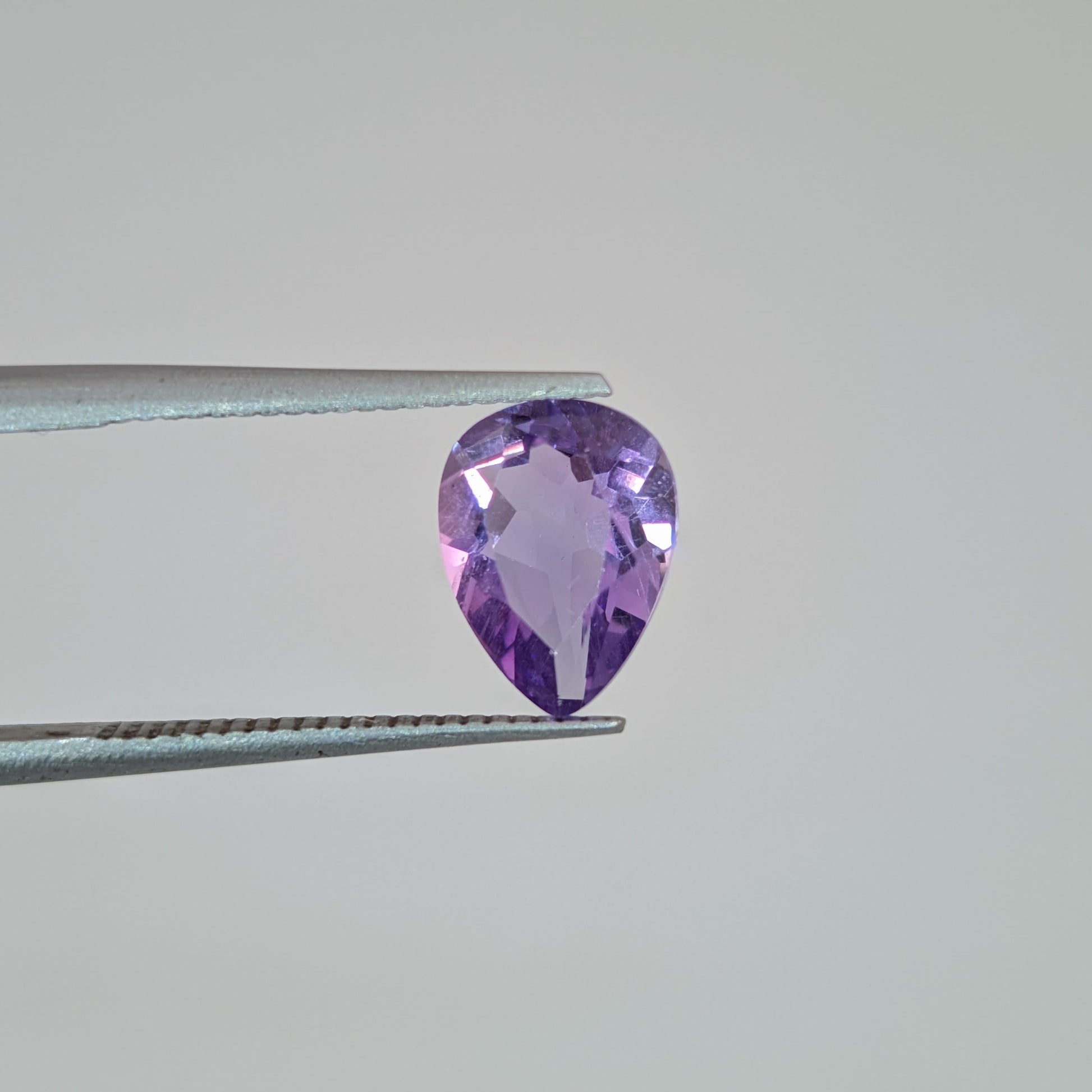 Amatista Lavanda Facetado Gota 8 x 6 mm