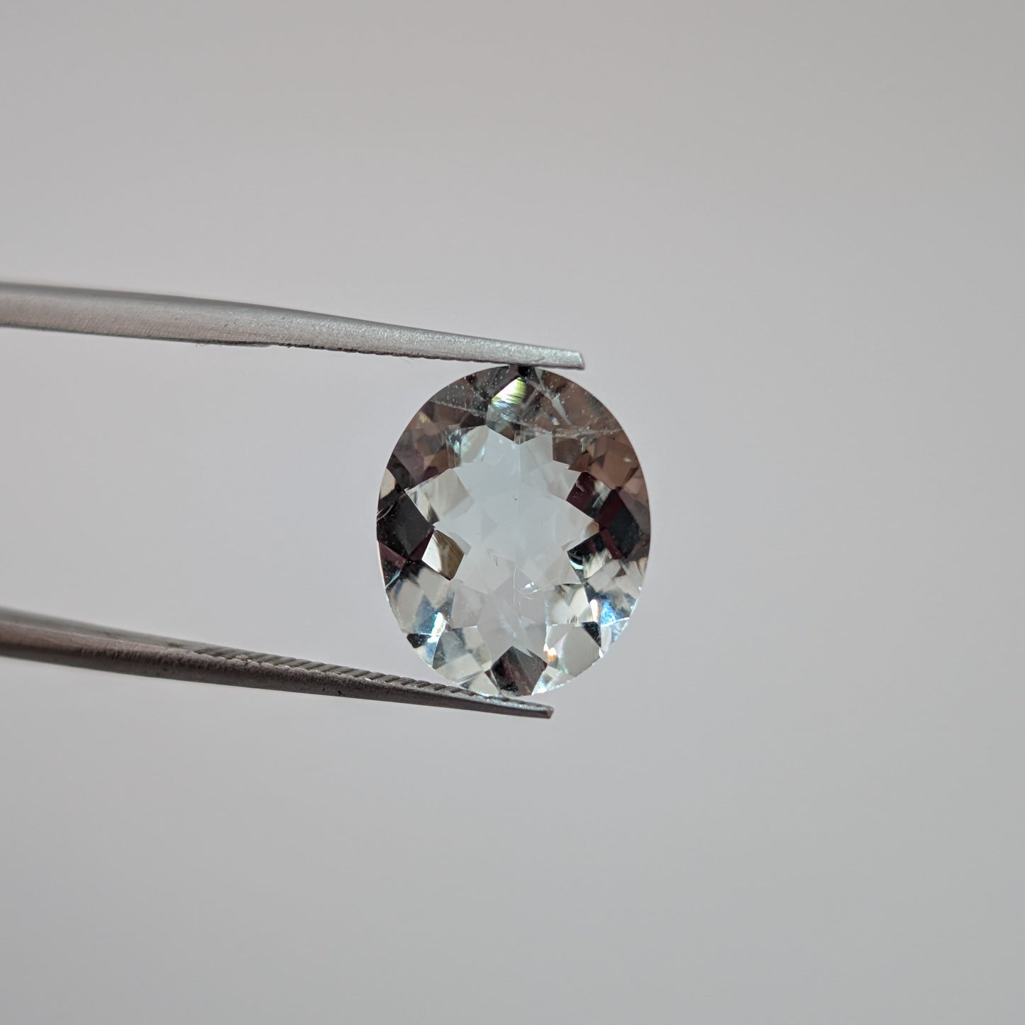 Aguamarina Facetado Ovalado 11 mm x 9 mm
