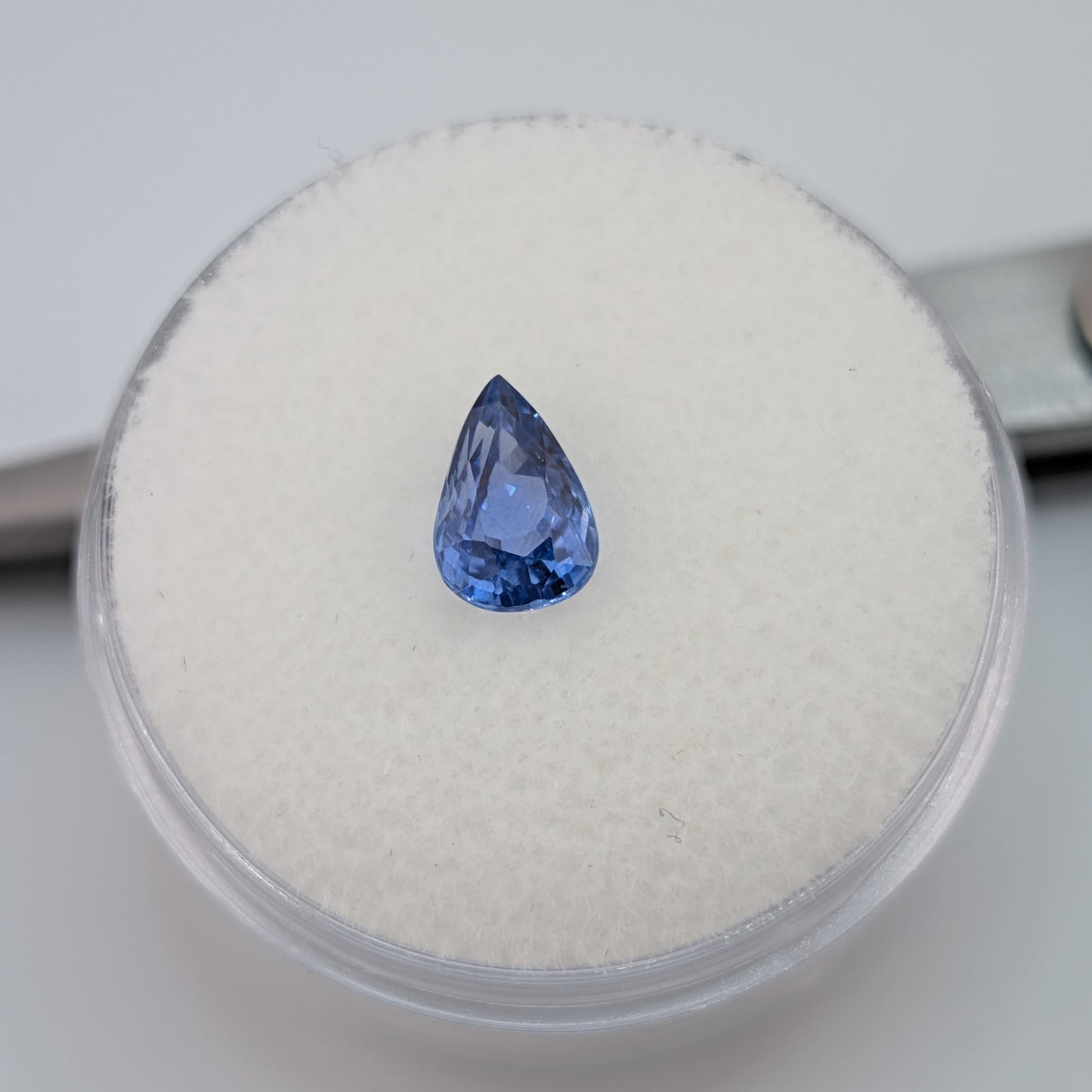Zafiro Azul Facetado Gota 7.4x5 mm