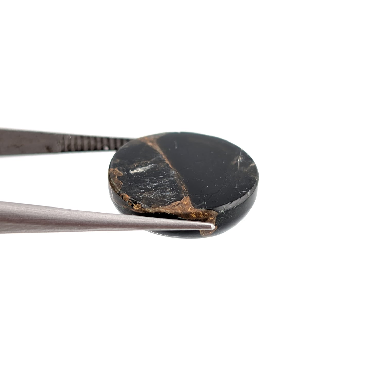 Obsidiana con cobre Cabuchon Redondo 13 mm