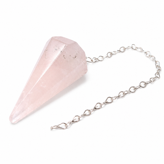 Pendulo De Cuarzo Rosa