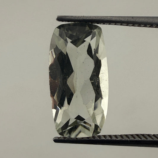 Prasiolita Facetado Rectángular 12 mm x 6 mm