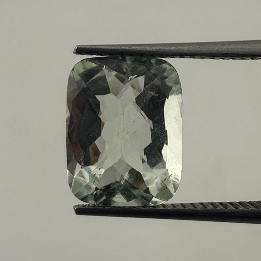 Prasiolita Rectangular Facetado 9 x 7 mm