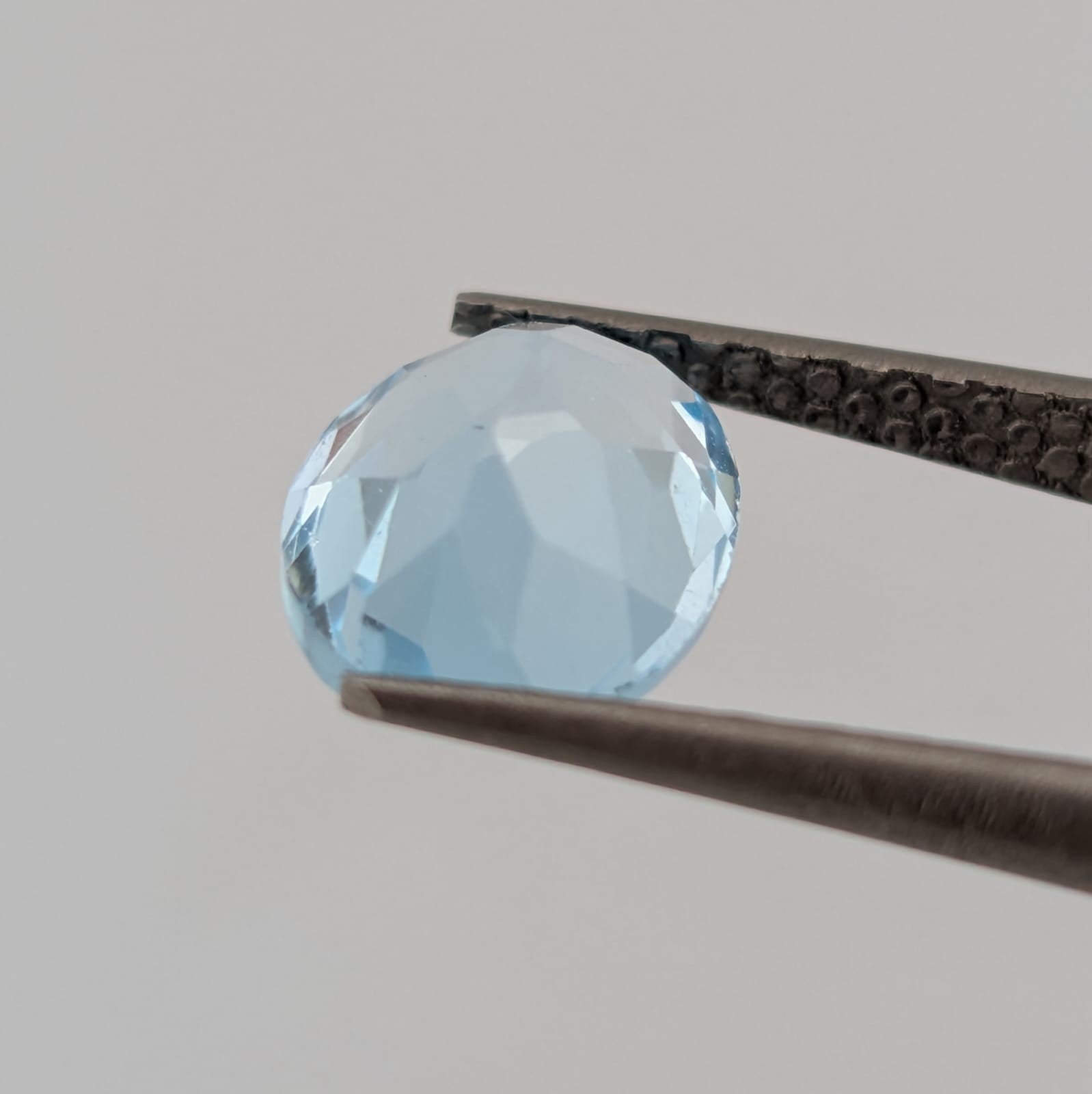 Topacio Sky Blue Facetado Ovalado 9 x 7 mm