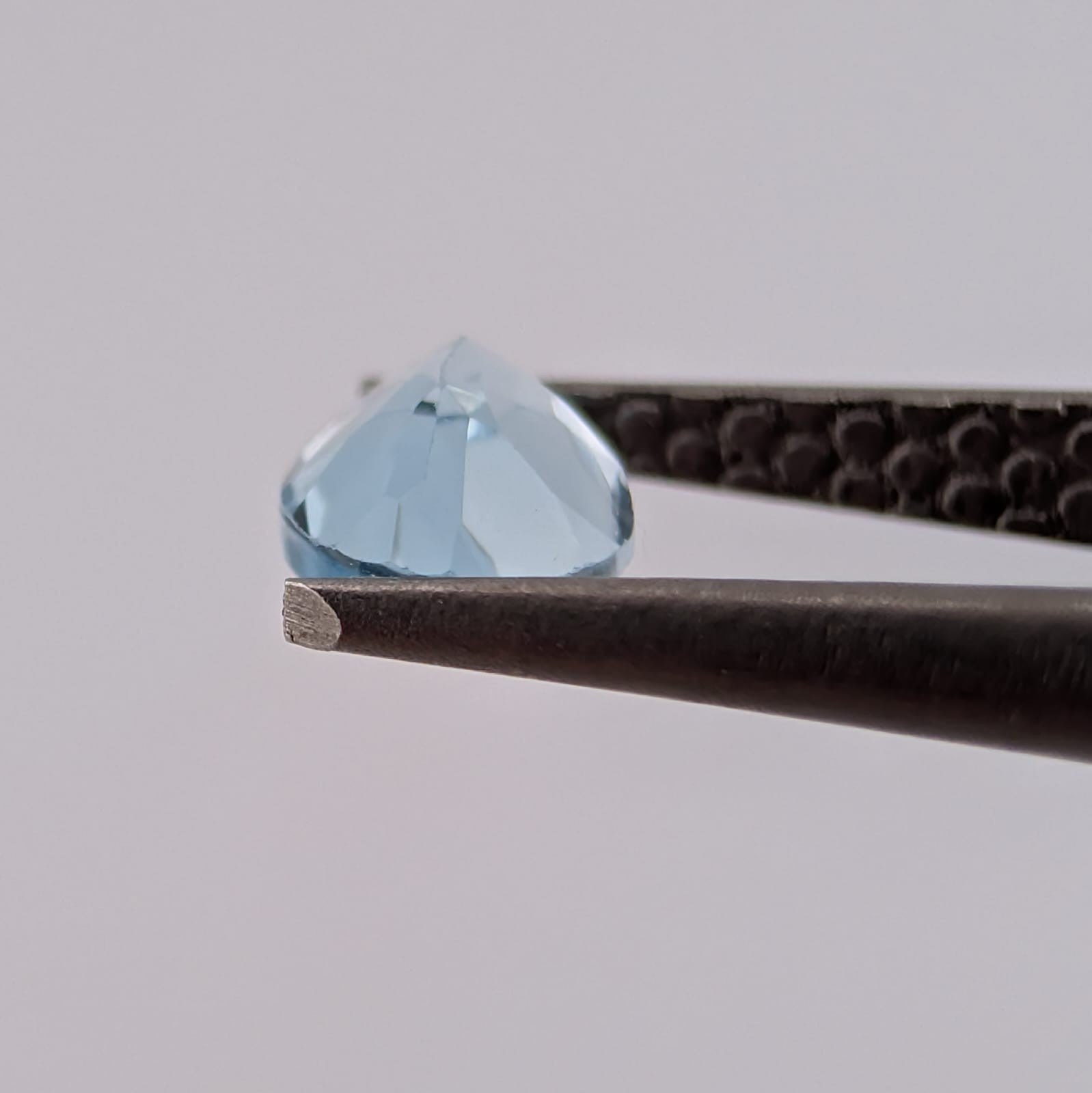 Topacio Sky Blue Facetado Ovalado 4 mm x 6 mm