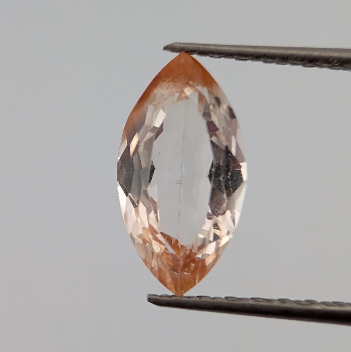 Topacio champagne Facetado Marqueza 13 mm x 7 mm