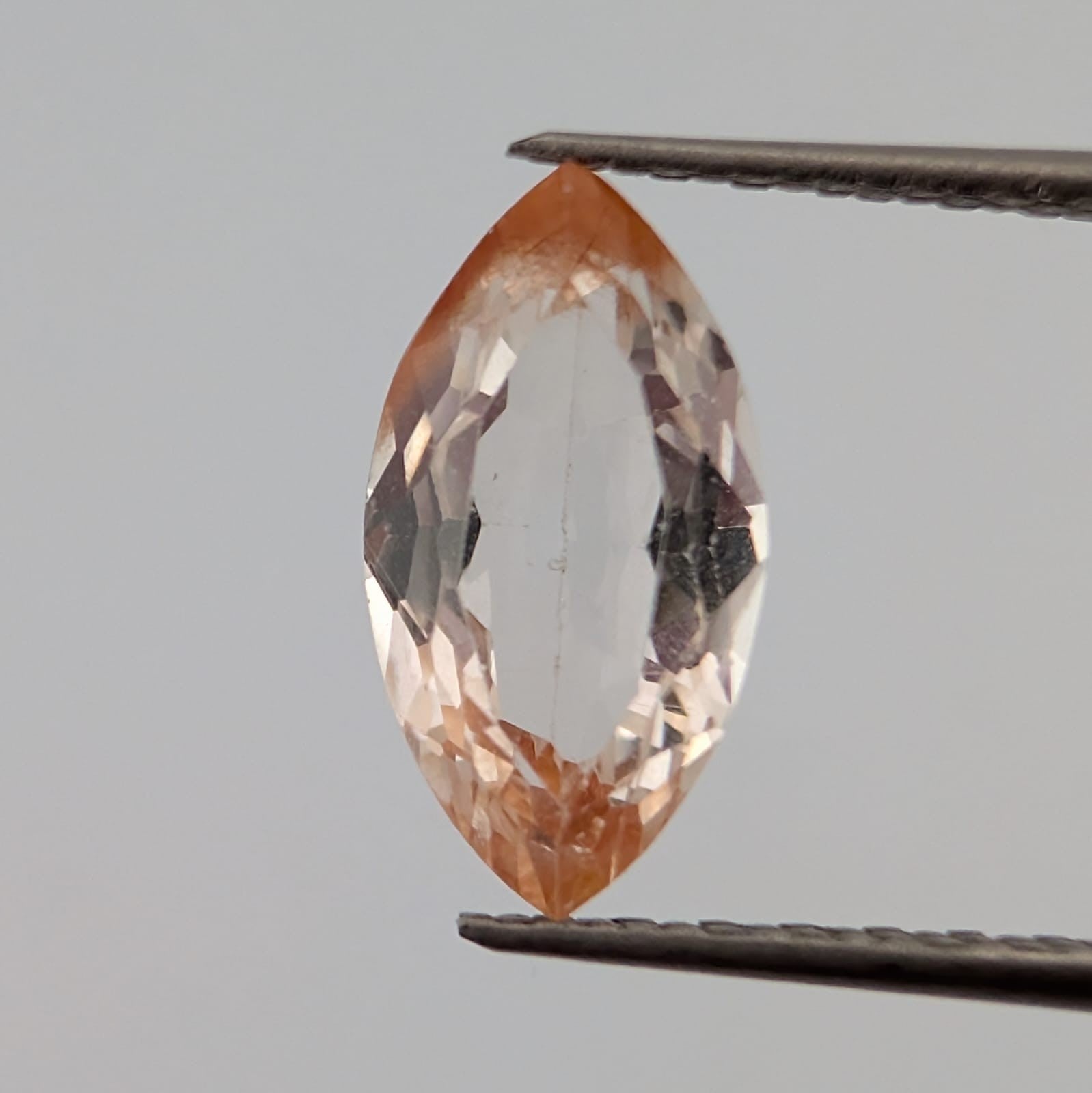 Topacio champagne Facetado Marqueza 13 mm x 7 mm