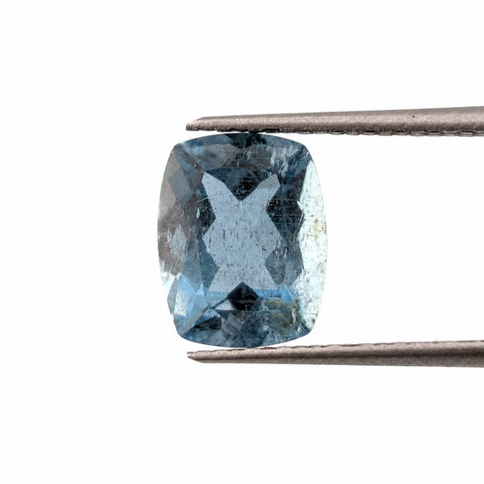Aguamarina Facetada Esmeralda 9 x 7 mm