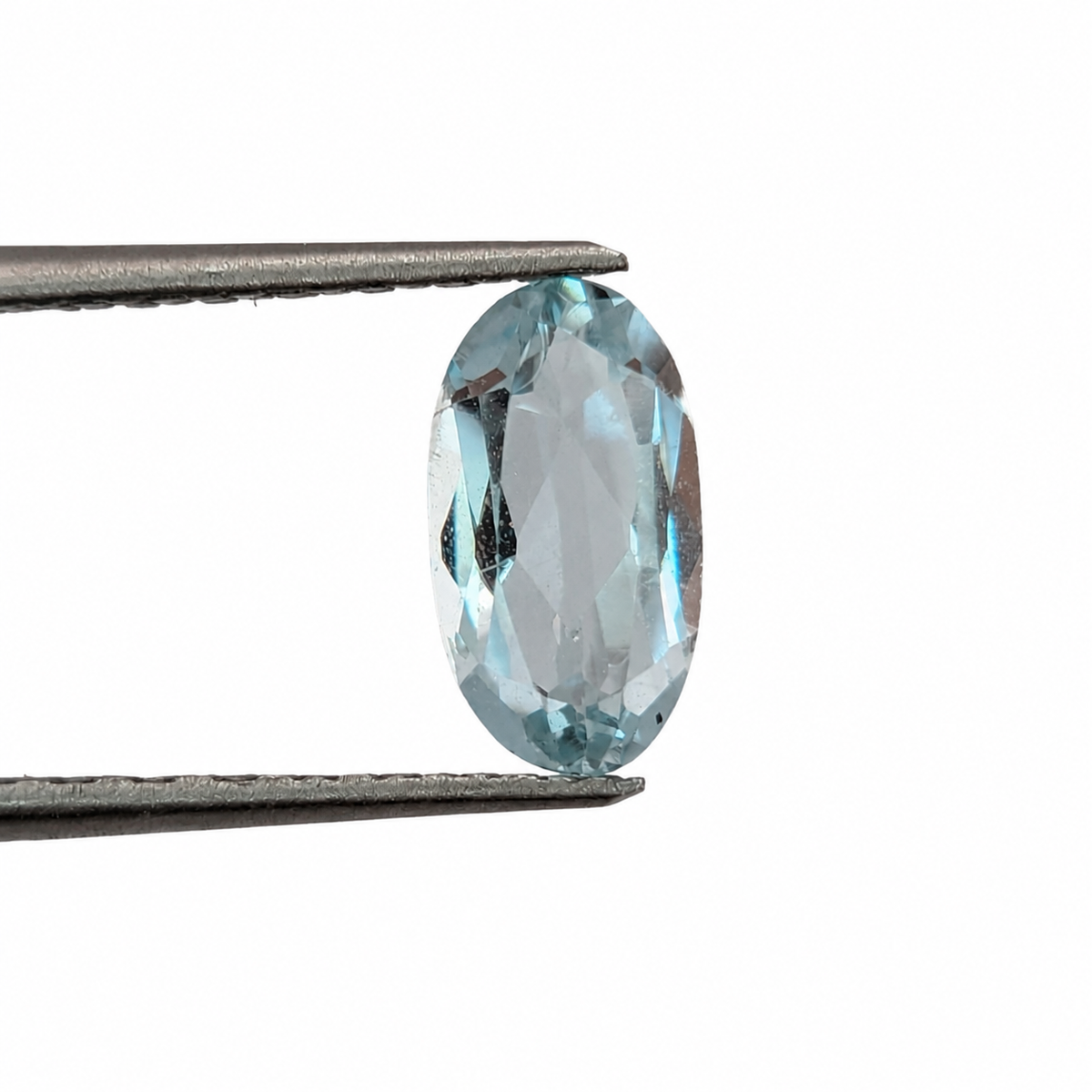 Aguamarina Facetada Ovalada 8 x 4 mm