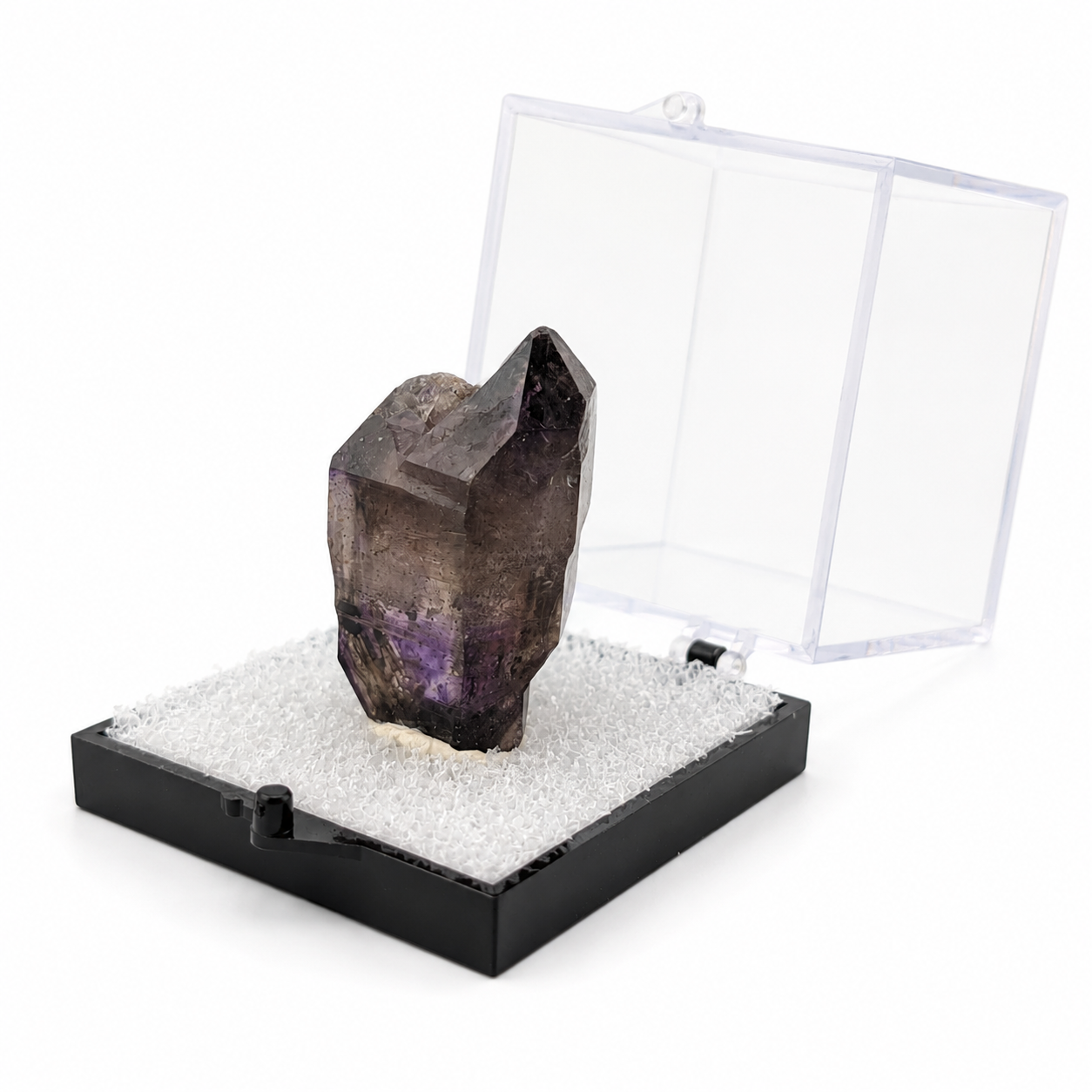 Amatista Cetro en Caja de Acrilico ~5 cm