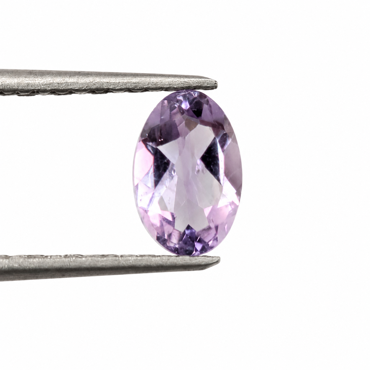 Amatista Facetada Ovalada 6 x 4 mm