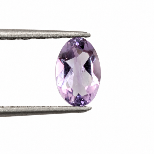 Amatista Facetada Ovalada 6 x 4 mm