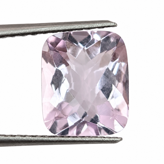 Amatista Lavanda Facetada Corte Esmeralda 11 x 9 mm