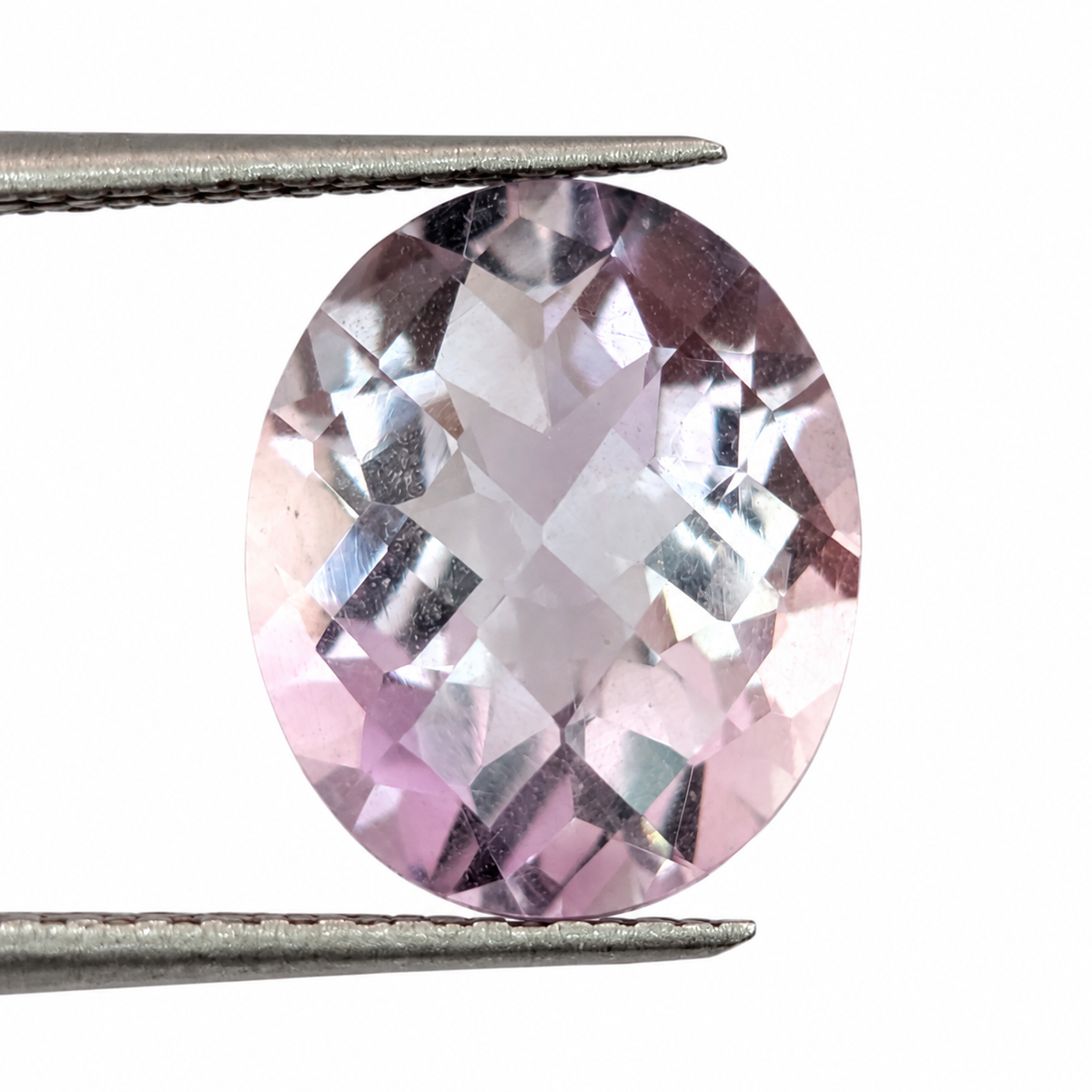 Amatista Lavanda Facetada Ovalada 12 x 10 mm
