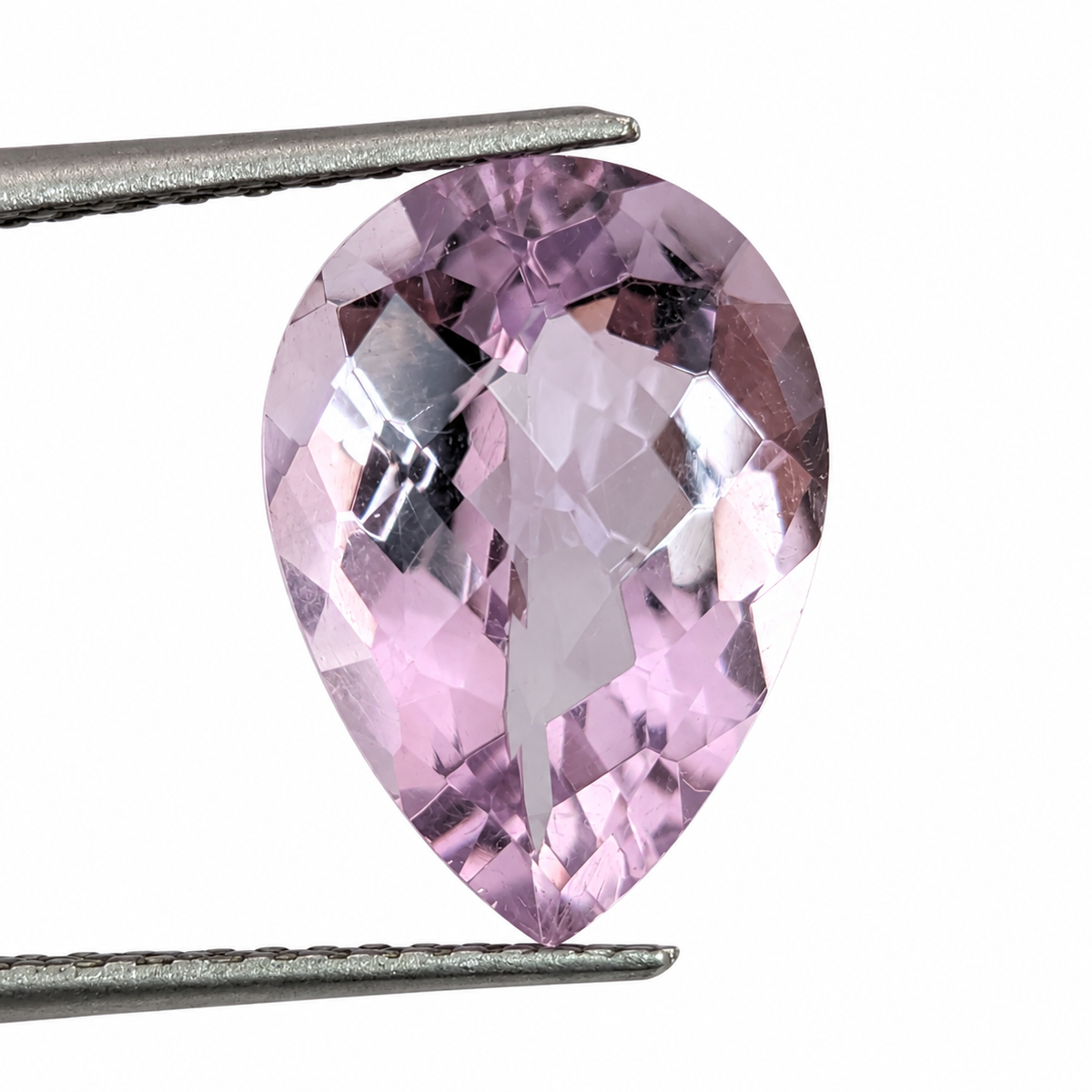 Amatista Lavanda Facetada Pera 14 x 10 mm