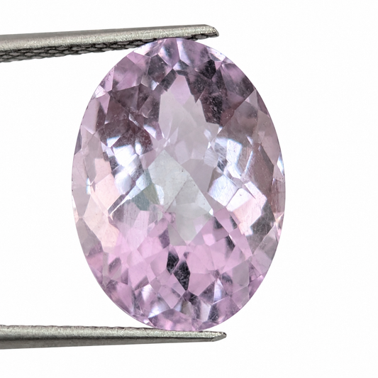 Amatista Lavanda Facetada Ovalada 14 x 11 mm