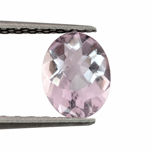 Amatista Lavanda Facetada Ovalada 8 x 6 mm