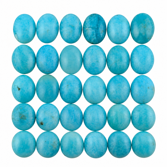 Amazonita Cabuchón Ovalada 14 x 10 mm